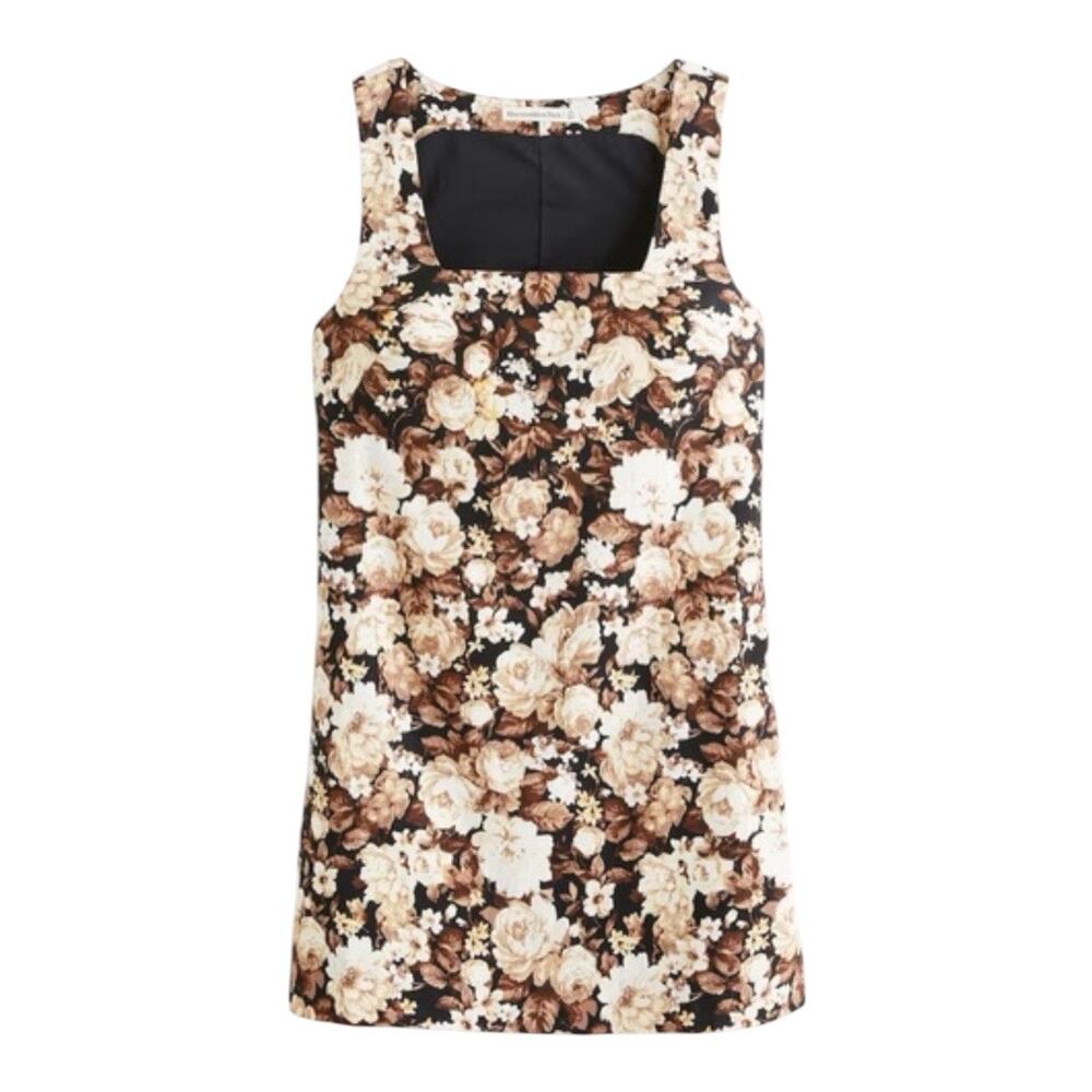 Abercrombie & Fitch Linen Blend Dress Women Small